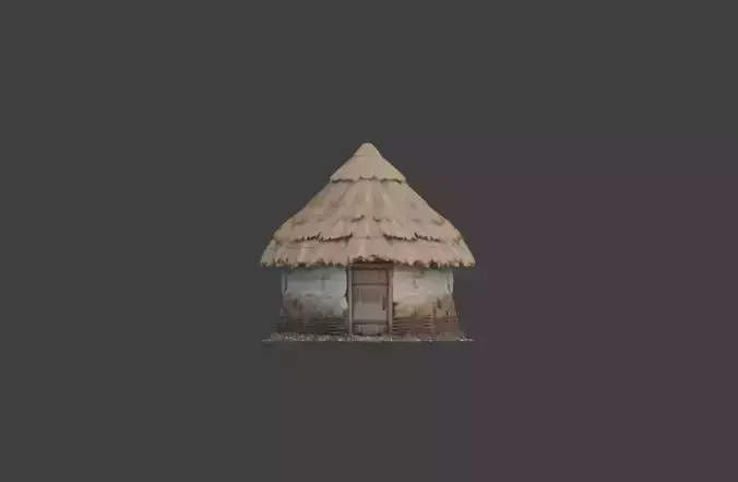 Rustic Straw Hut