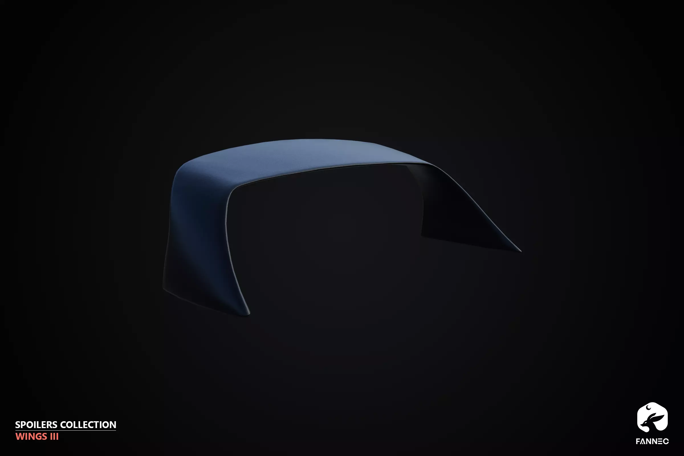 WINGS - Spoilers Collection III - All Formats Low-poly 3D model_1