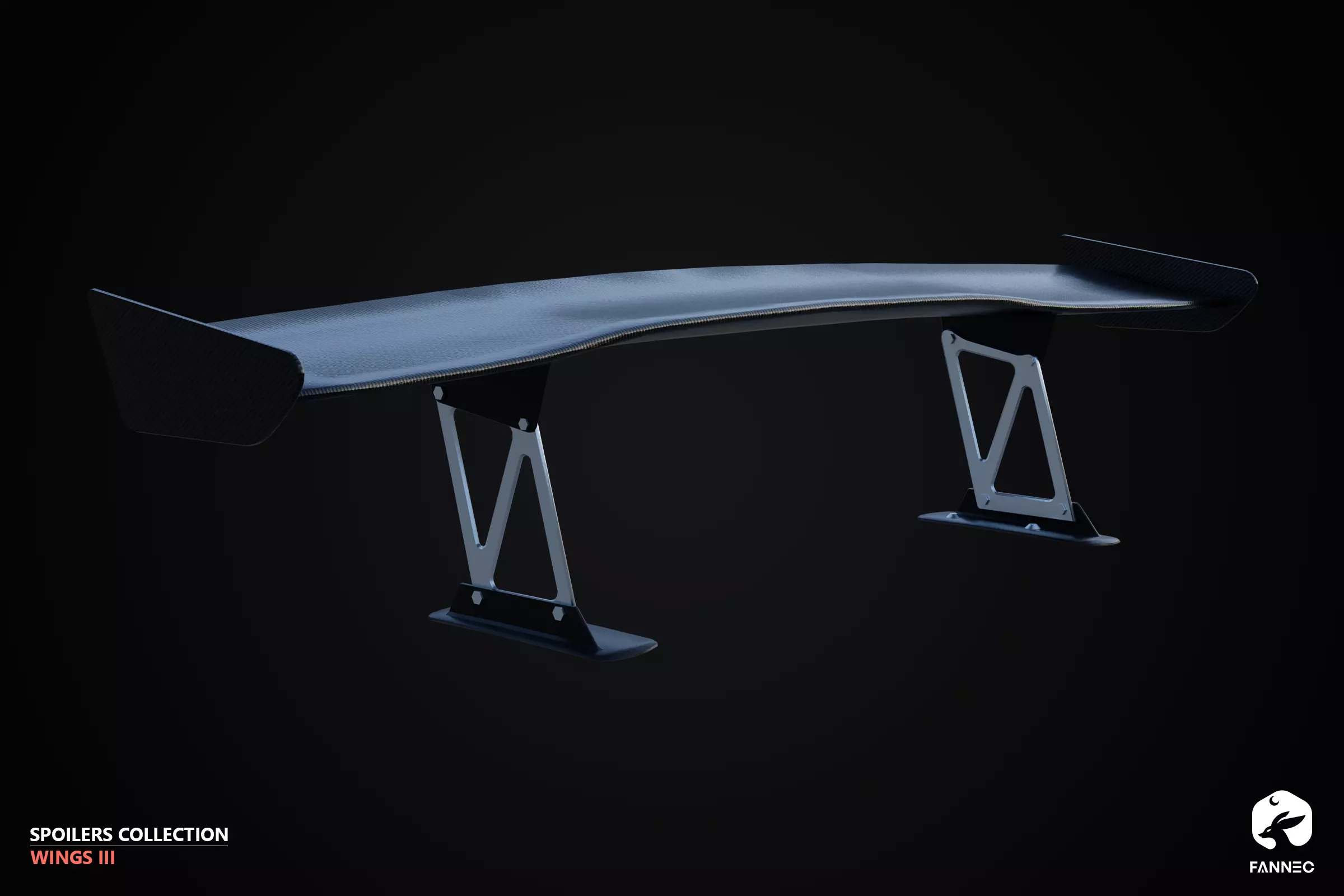 WINGS - Spoilers Collection III - All Formats Low-poly 3D model_11