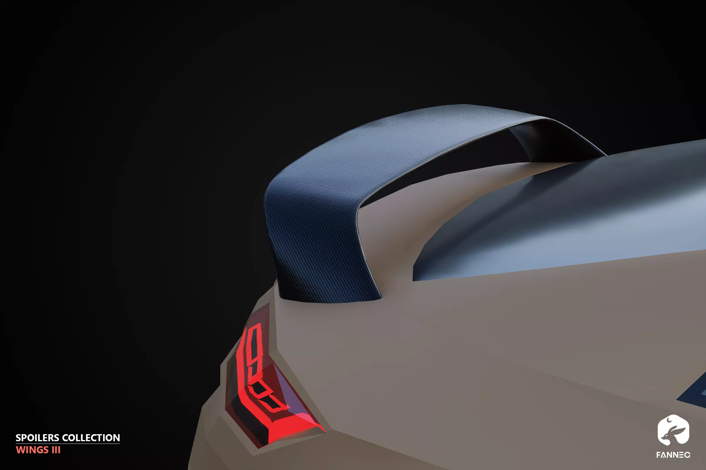 WINGS - Spoilers Collection III - All Formats Low-poly 3D model_19