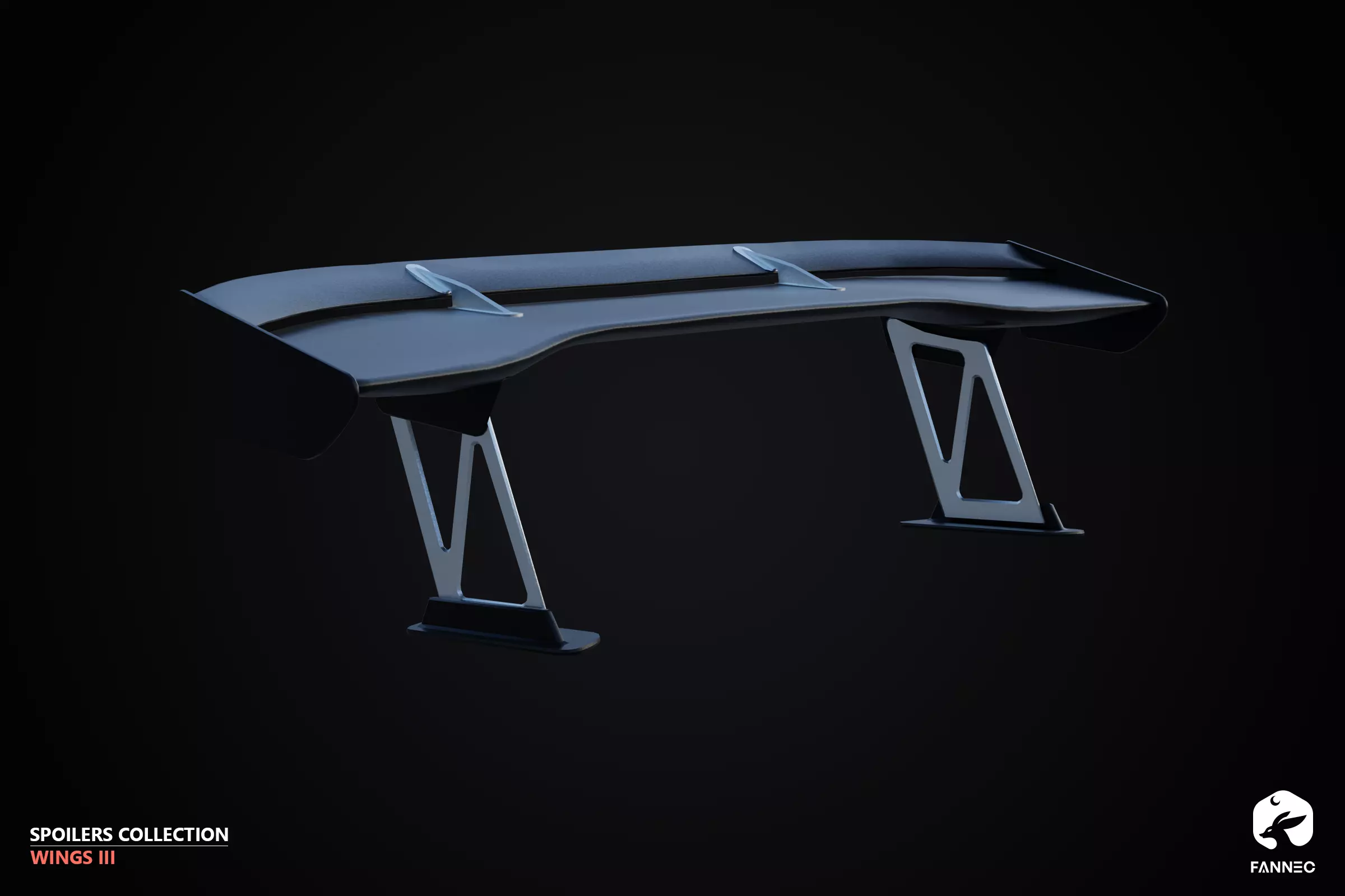 WINGS - Spoilers Collection III - All Formats Low-poly 3D model_5