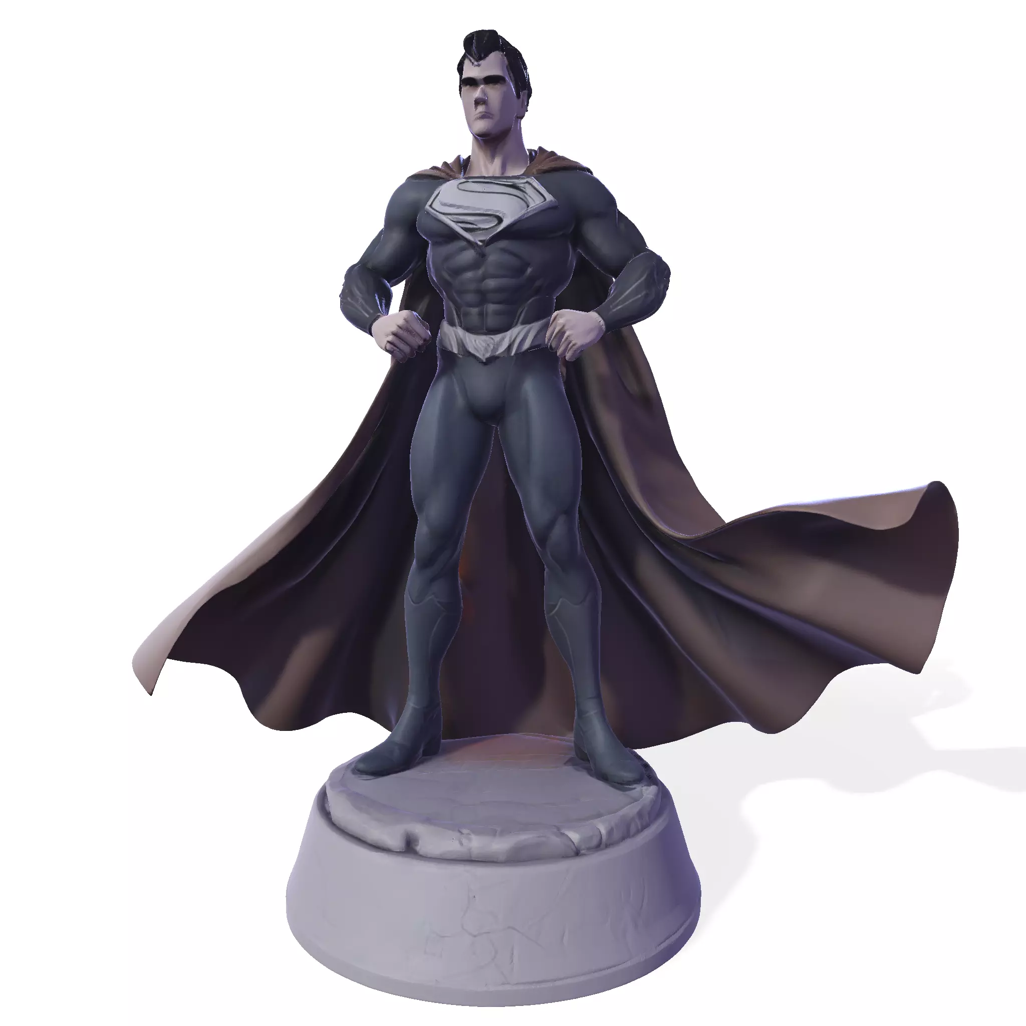 Steel Guardian  Highpoly 3D Print 3D print model_1