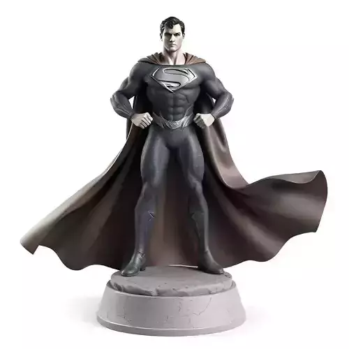 Steel Guardian  Highpoly 3D Print 3D print model