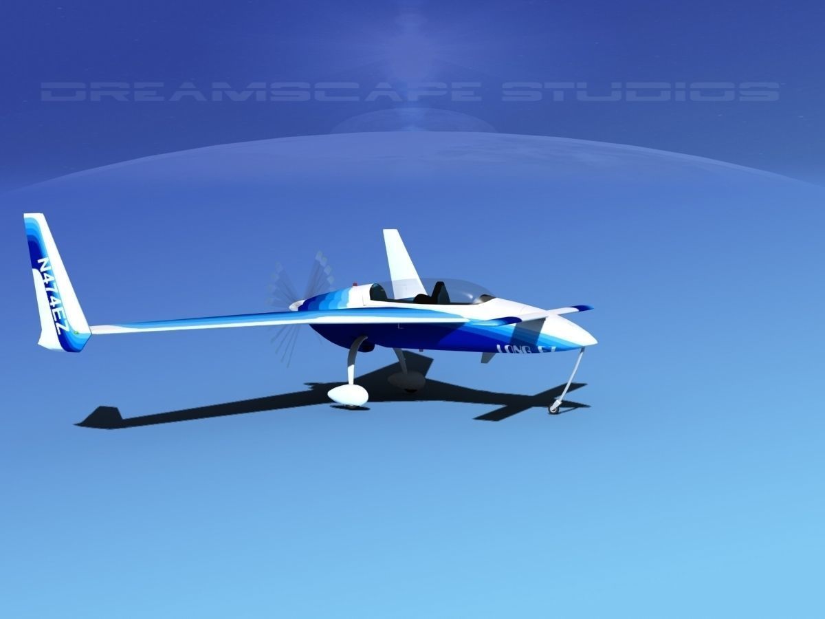 Rutan Long-EZ V01 3D model_3