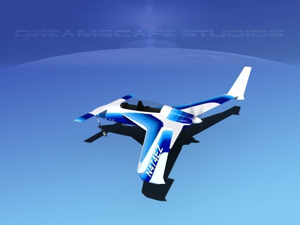 Rutan Long-EZ V01 3D model_8