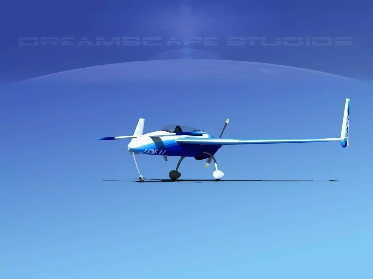 Rutan Long-EZ V01 3D model_0