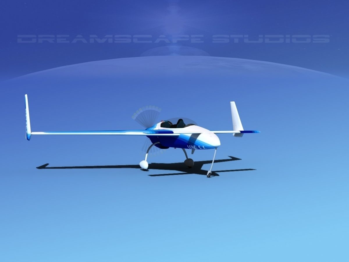 Rutan Long-EZ V01 3D model_2
