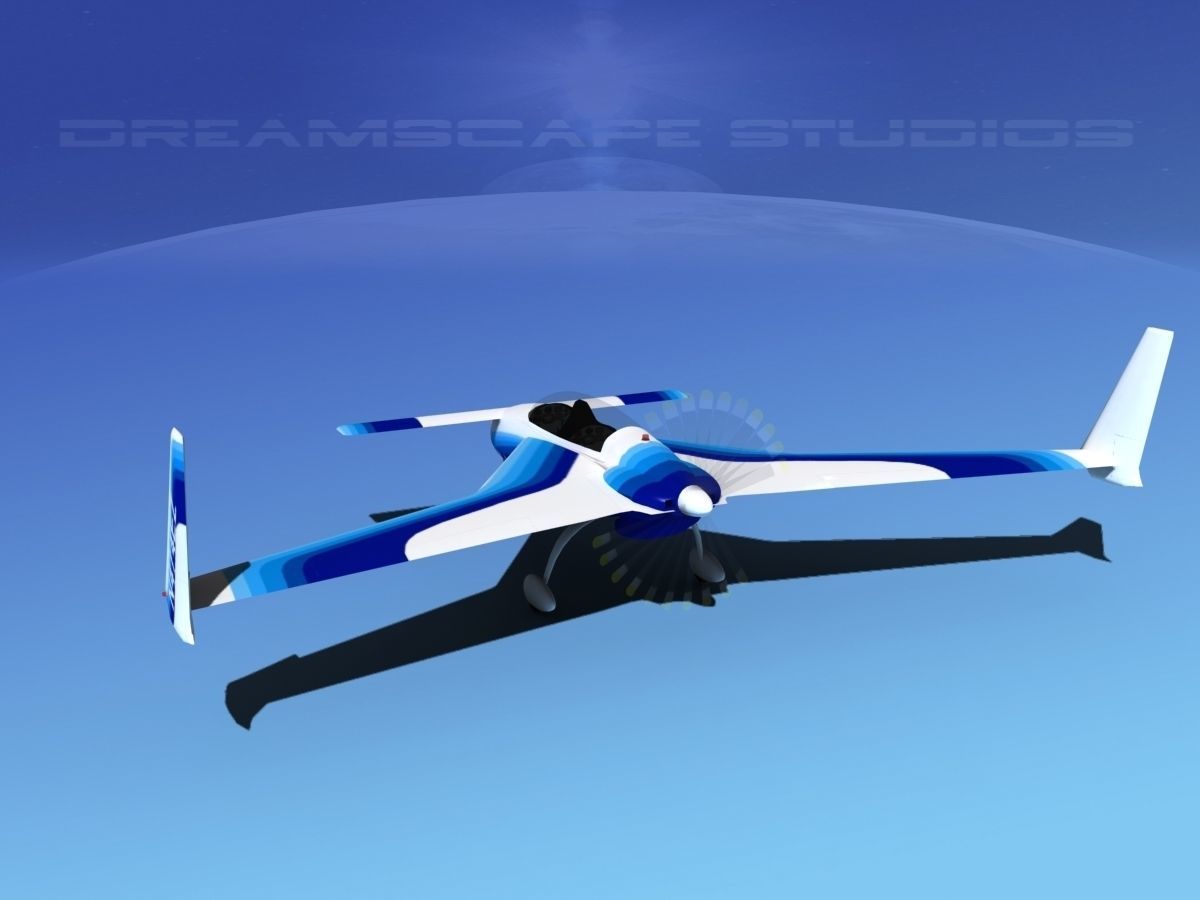 Rutan Long-EZ V01 3D model_7