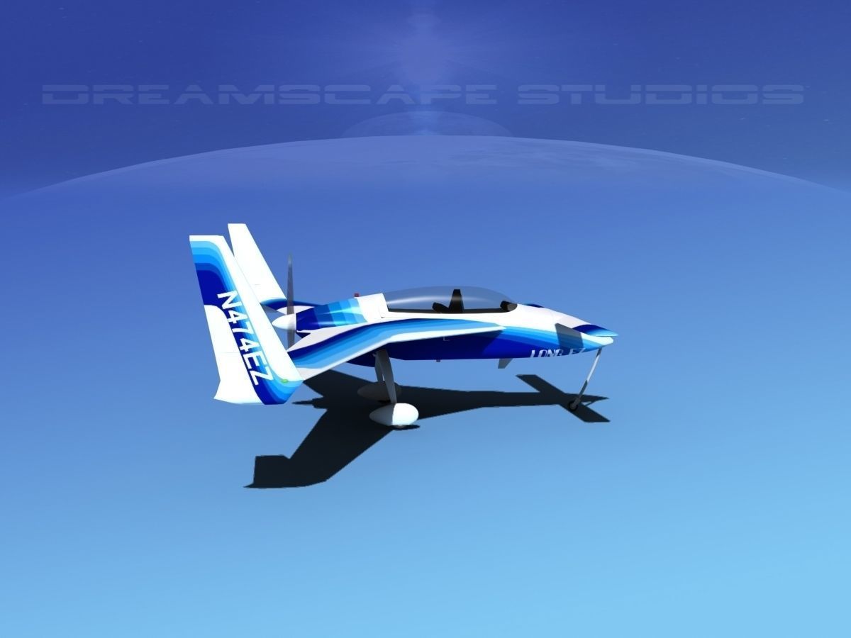 Rutan Long-EZ V01 3D model_4