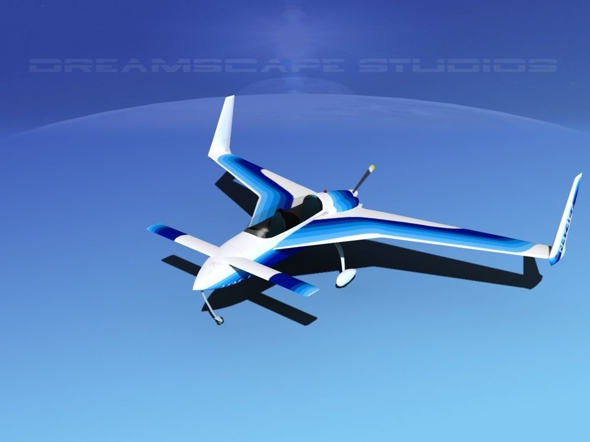 Rutan Long-EZ V01 3D model_10
