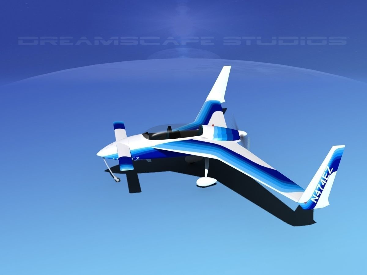 Rutan Long-EZ V01 3D model_9