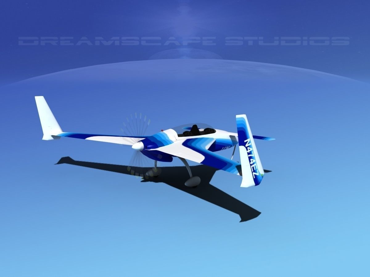 Rutan Long-EZ V01 3D model_5