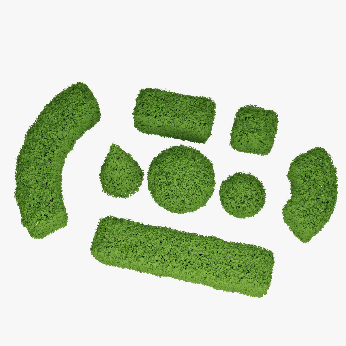 Hedge h60 set 3D model_3