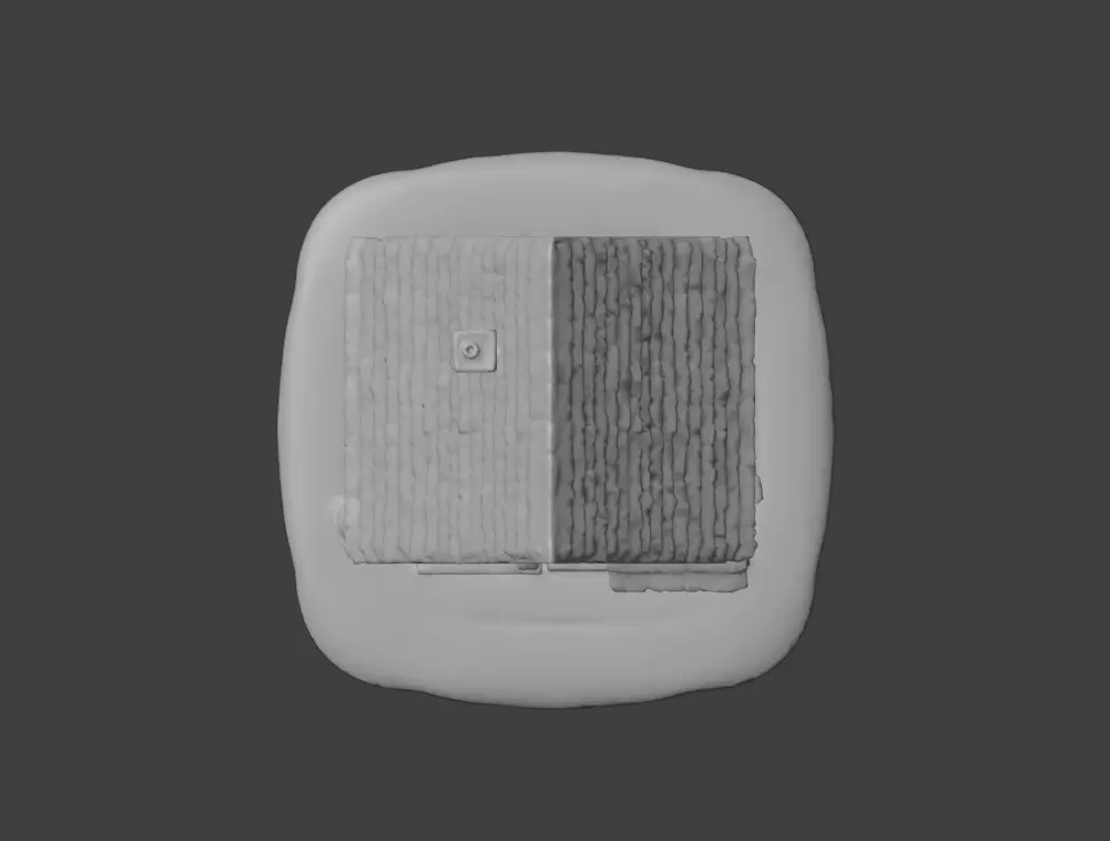 Medieval Timber House Low-poly 3D model_10