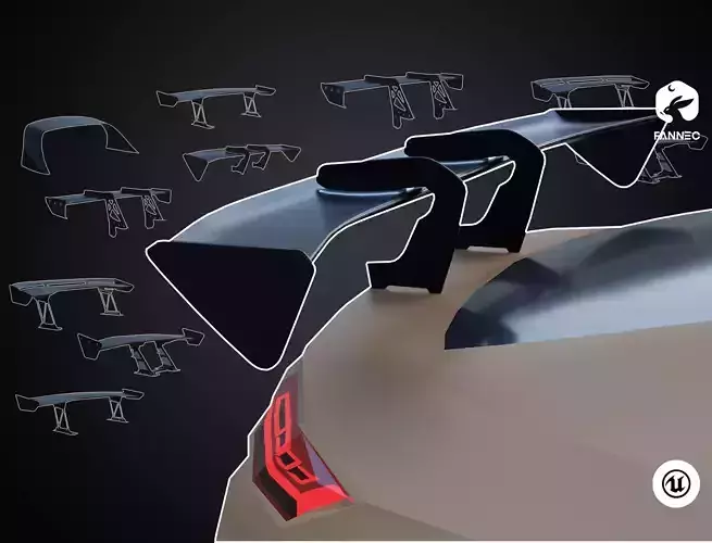 WINGS - Spoilers Collection III - Unreal Engine