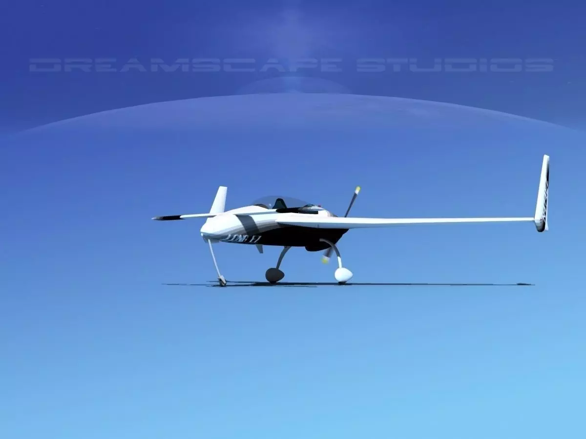Rutan Long-EZ V02 3D model