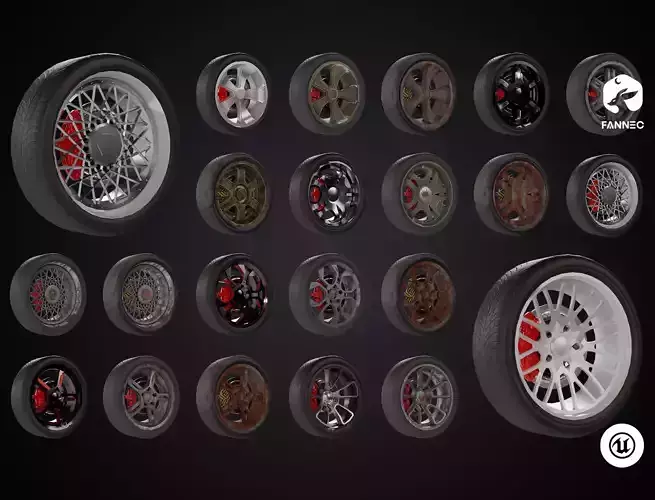 RIMS - Wheels Collection III - Unreal Engine