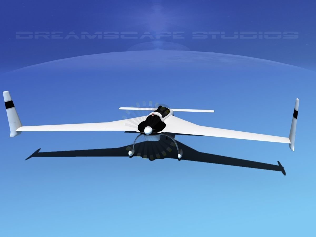 Rutan Long-EZ V03 3D model_4