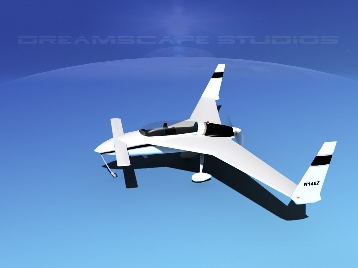 Rutan Long-EZ V03 3D model_7