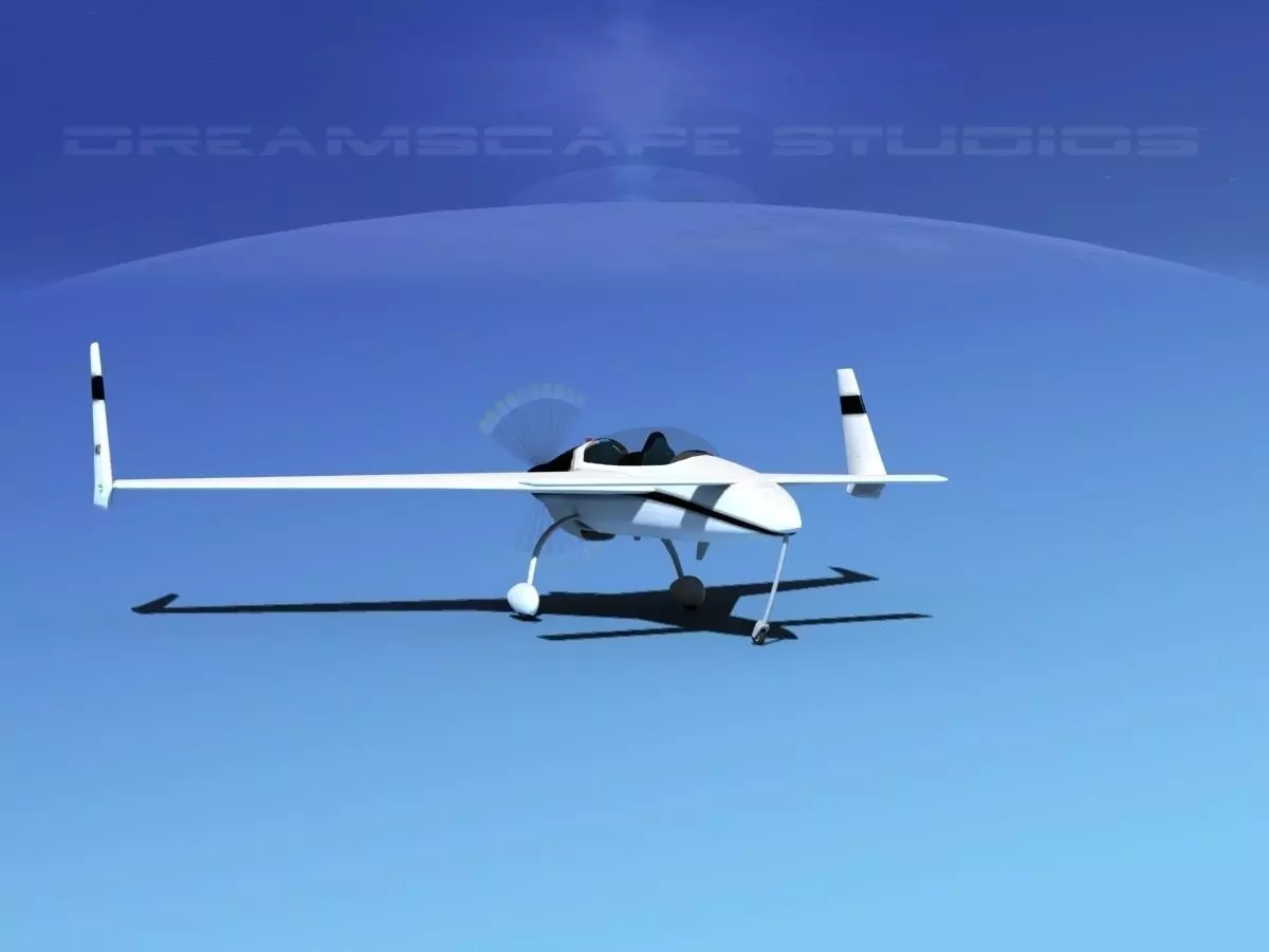Rutan Long-EZ V03 3D model_0