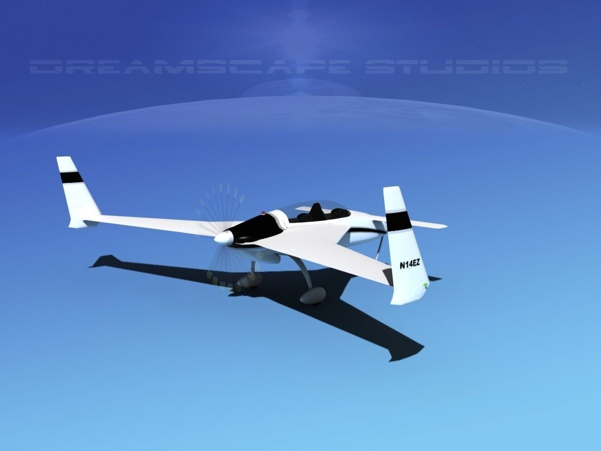 Rutan Long-EZ V03 3D model_3