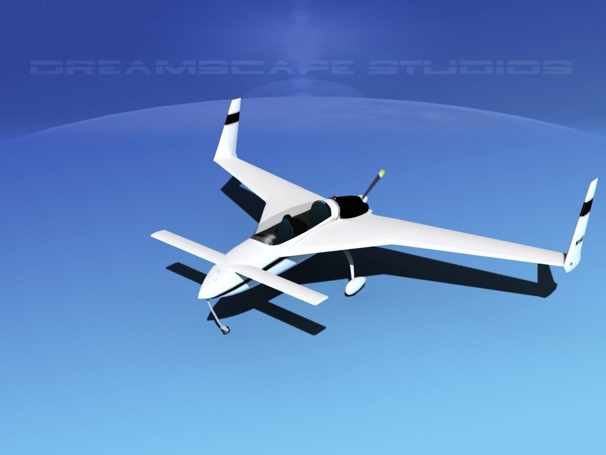Rutan Long-EZ V03 3D model_8