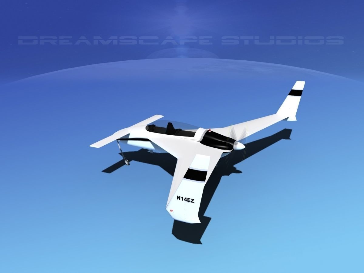 Rutan Long-EZ V03 3D model_6