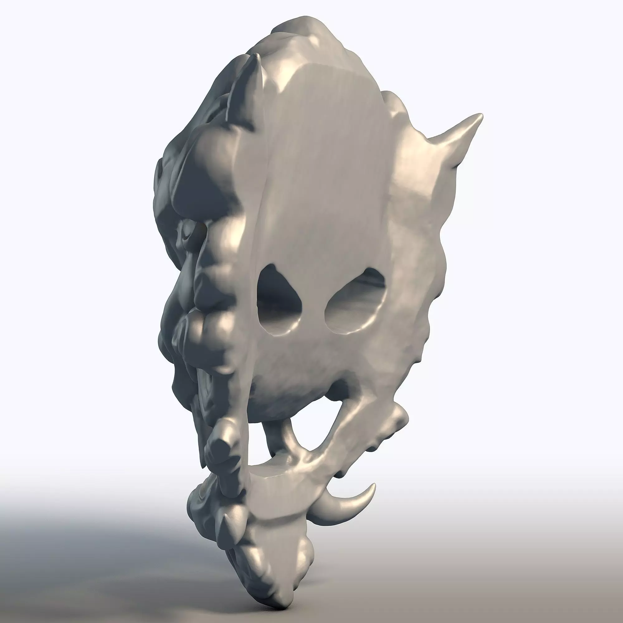 Indonesian Mask Wall Art Balinese Javanese Traditional Mask 3D print model_3