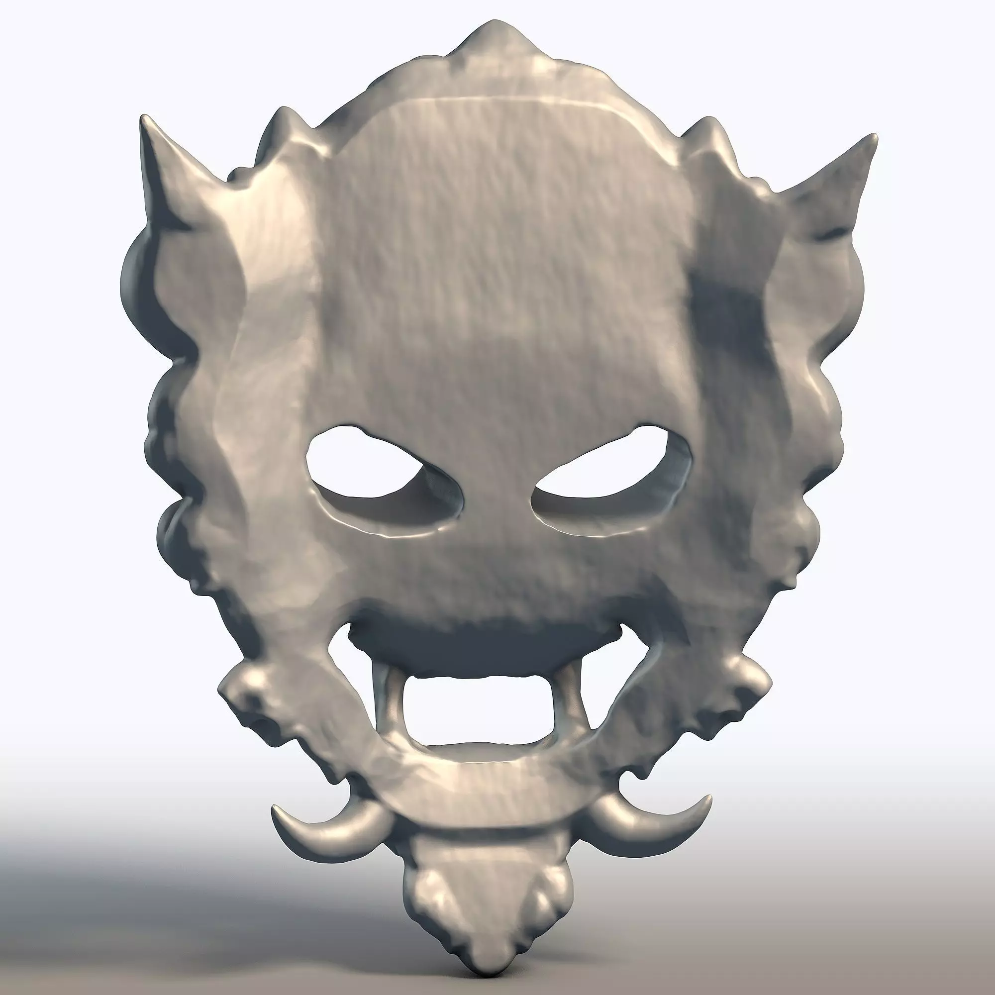 Indonesian Mask Wall Art Balinese Javanese Traditional Mask 3D print model_4