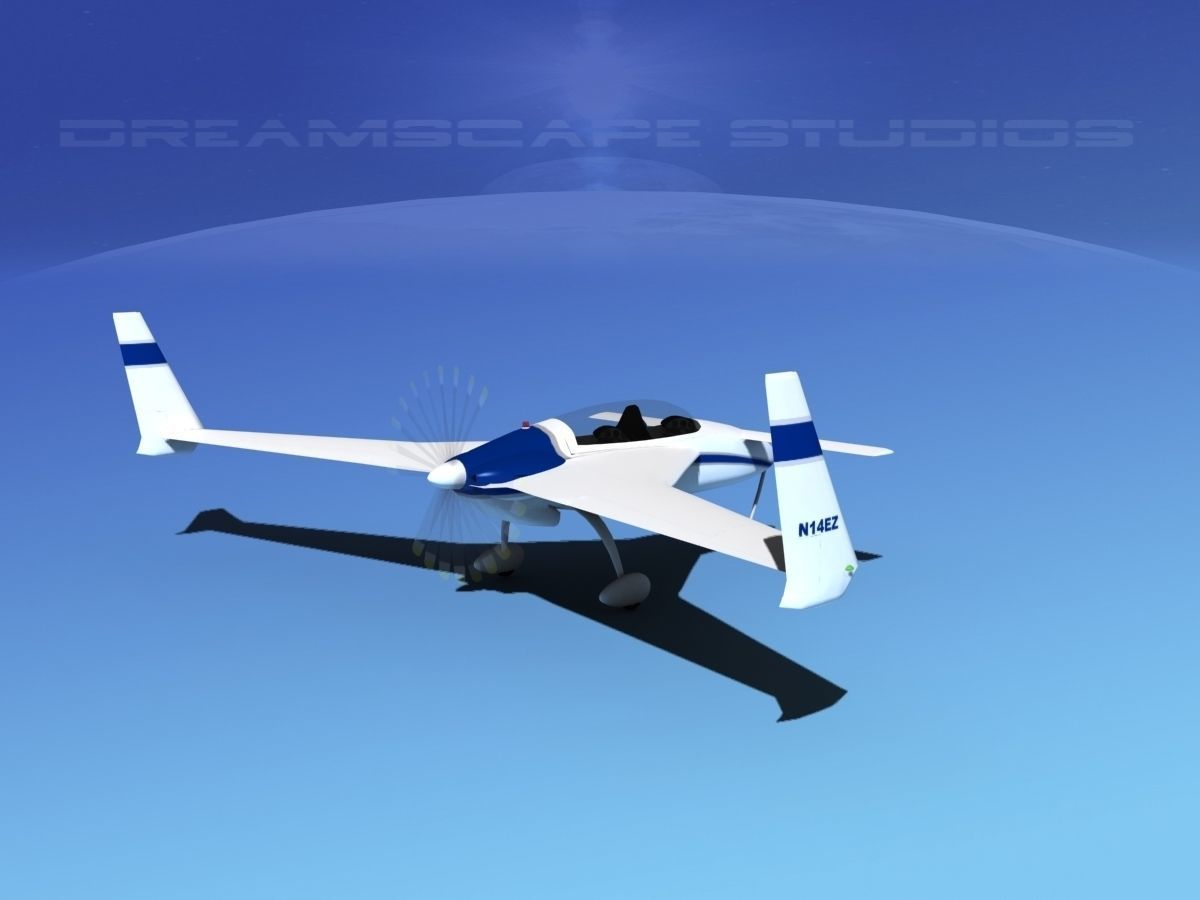 Rutan Long-EZ V04 3D model_5