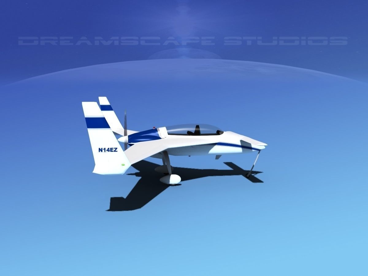 Rutan Long-EZ V04 3D model_4