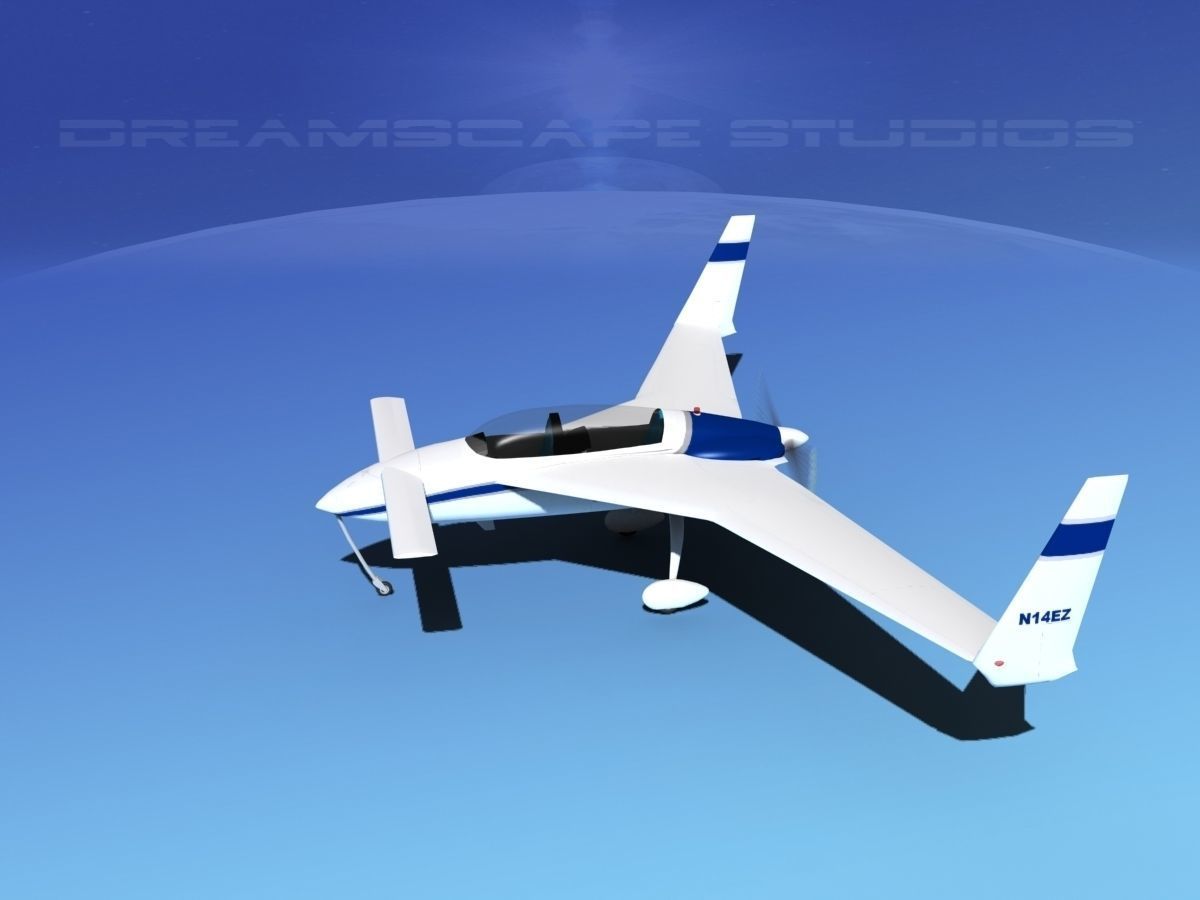 Rutan Long-EZ V04 3D model_9