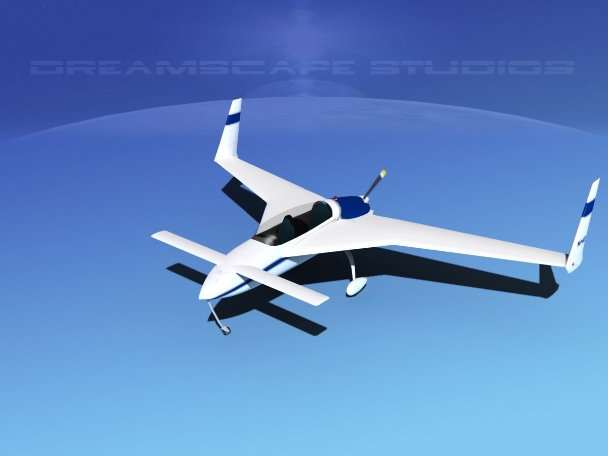 Rutan Long-EZ V04 3D model_10