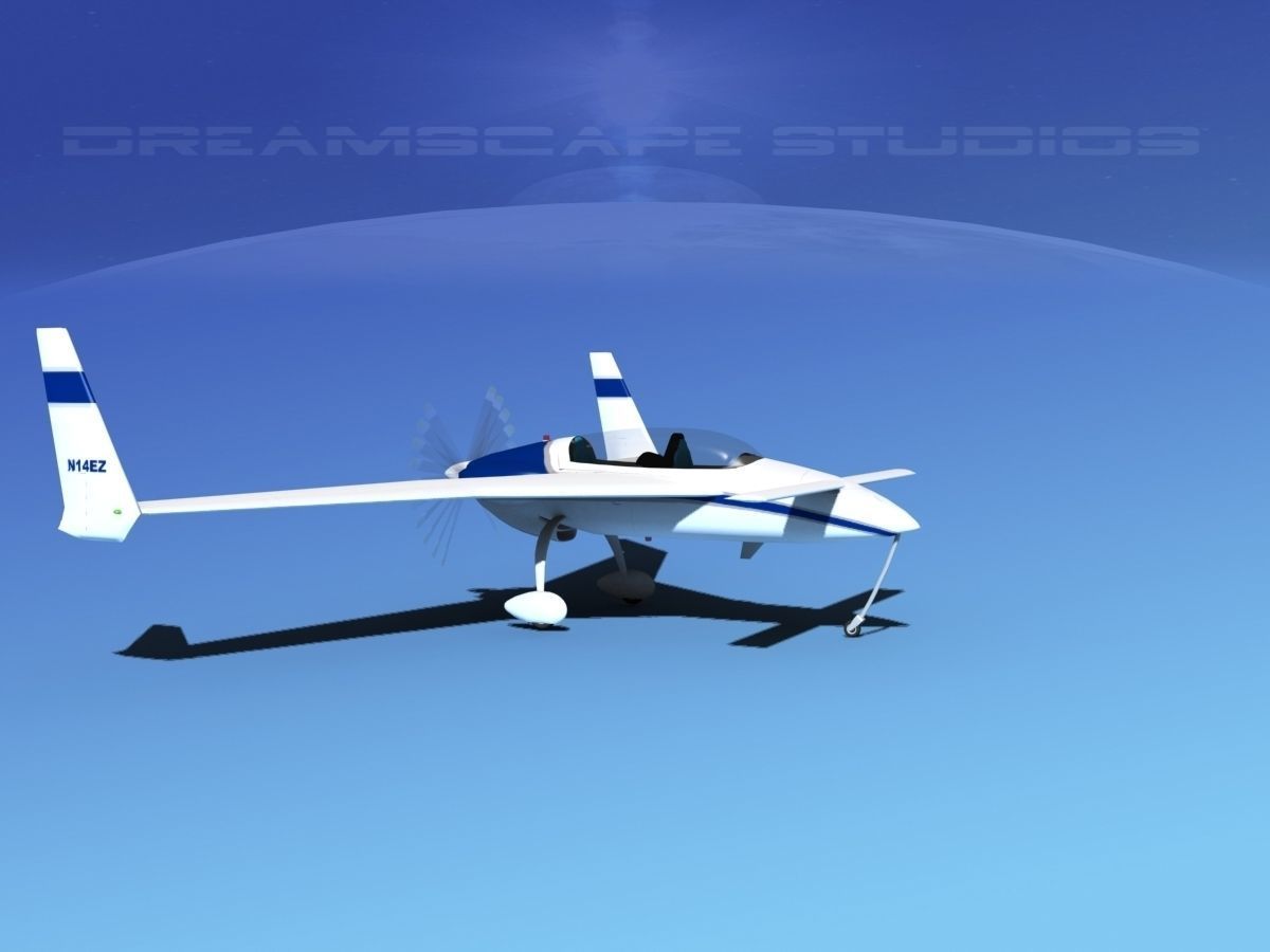 Rutan Long-EZ V04 3D model_3