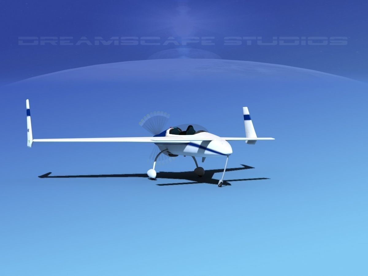 Rutan Long-EZ V04 3D model_2