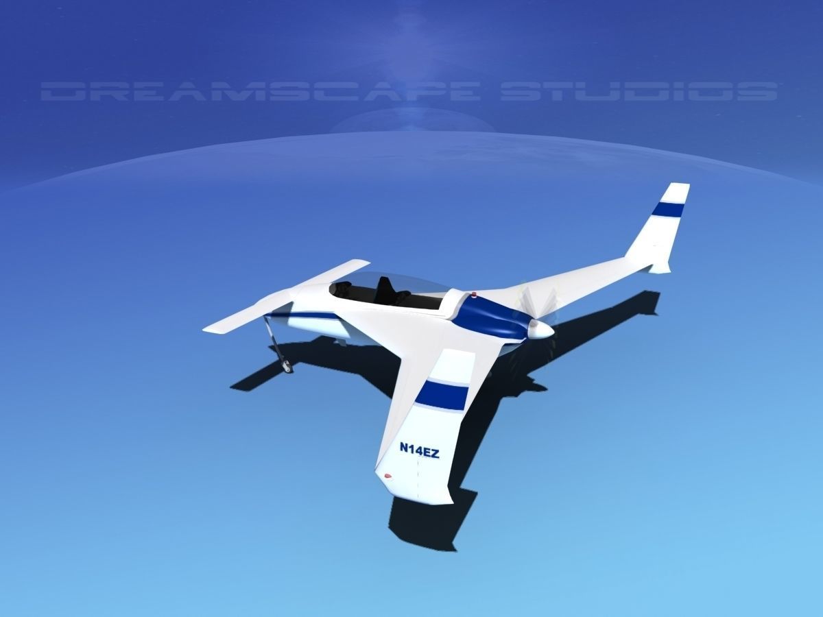 Rutan Long-EZ V04 3D model_8