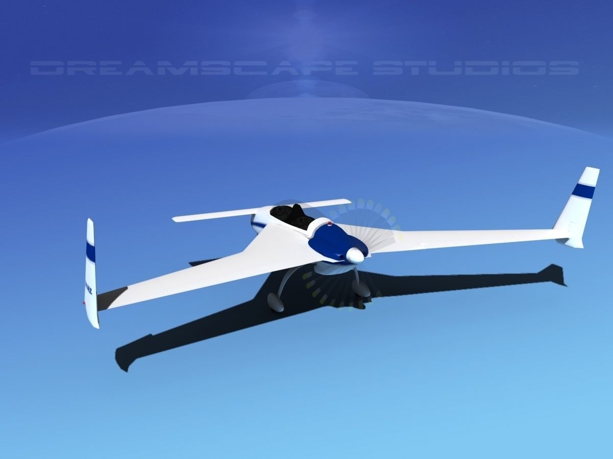 Rutan Long-EZ V04 3D model_7