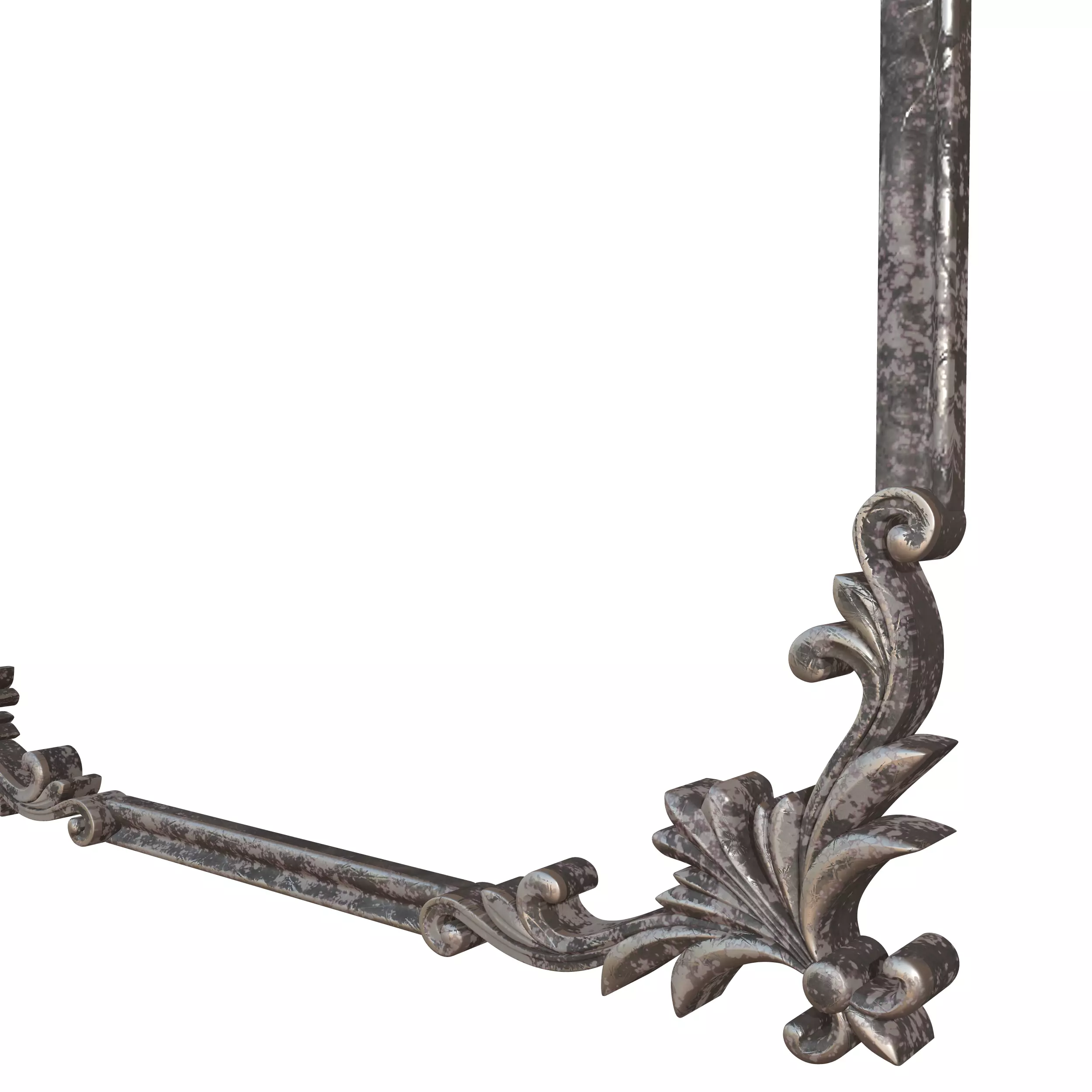 Frame Mirror Ornamental Elegant Classic Vol 03 3D model_9