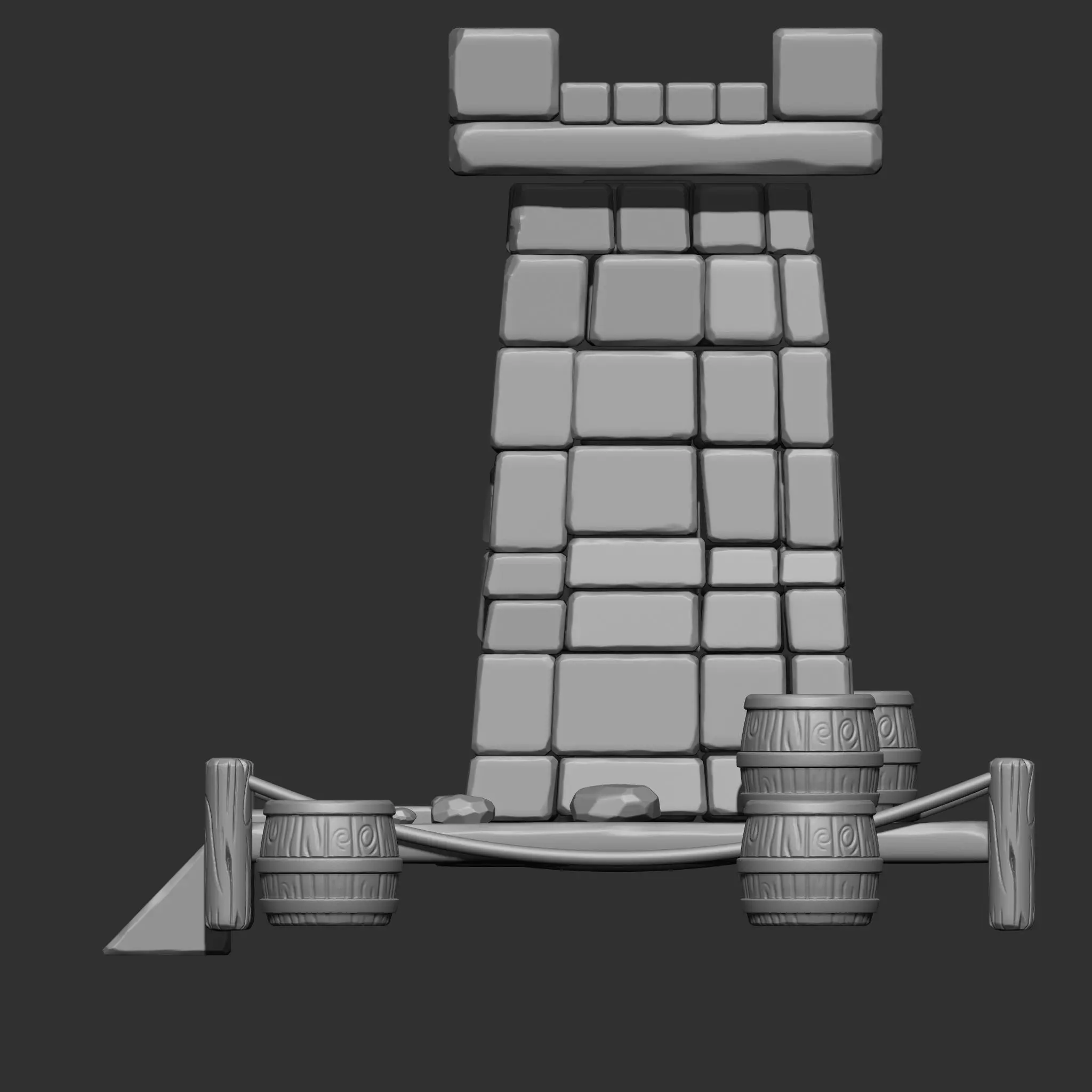 Stylized House IMM Brush Pack 5 in One 3D model_18