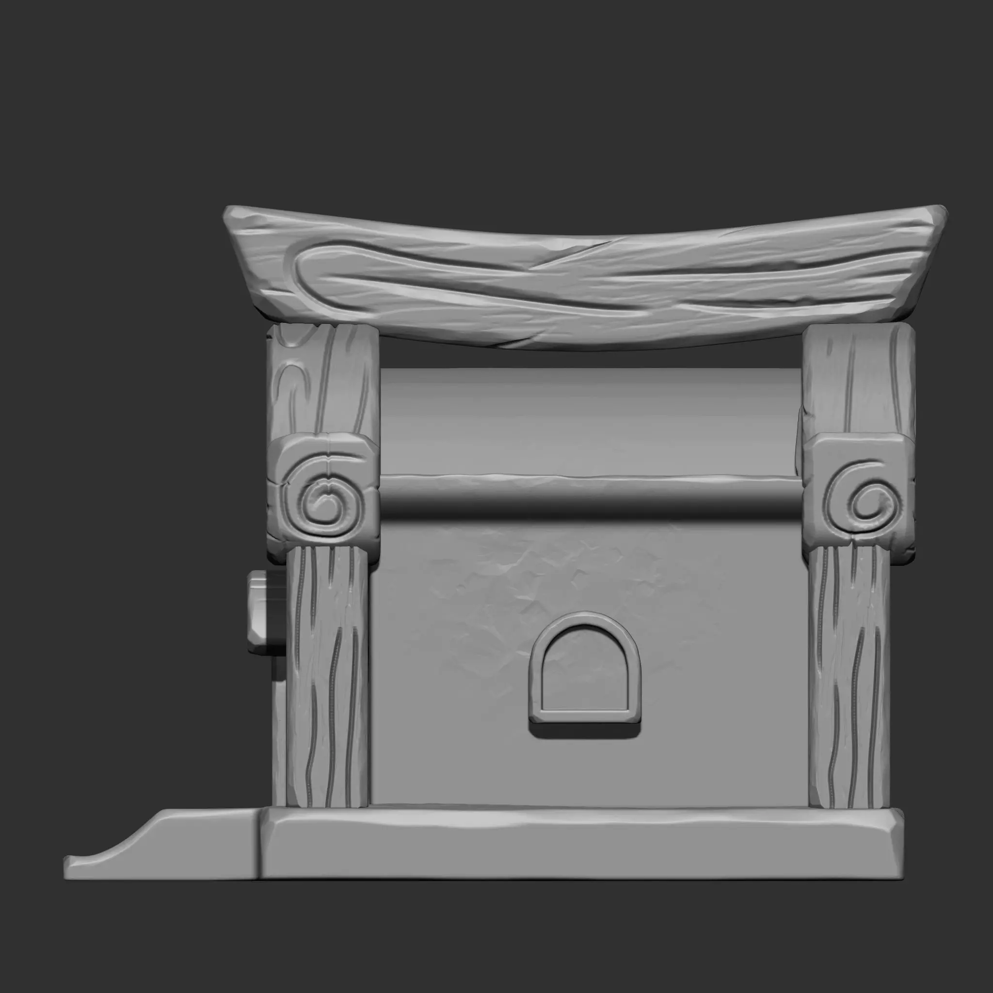 Stylized House IMM Brush Pack 5 in One 3D model_4