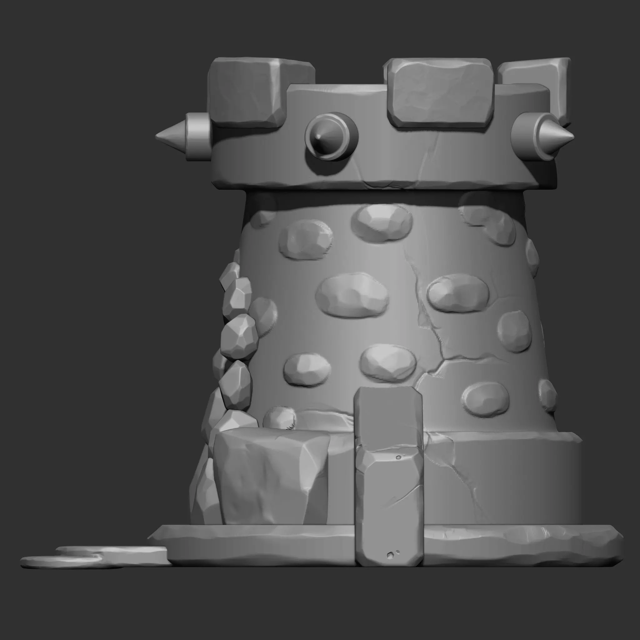 Stylized House IMM Brush Pack 5 in One 3D model_7