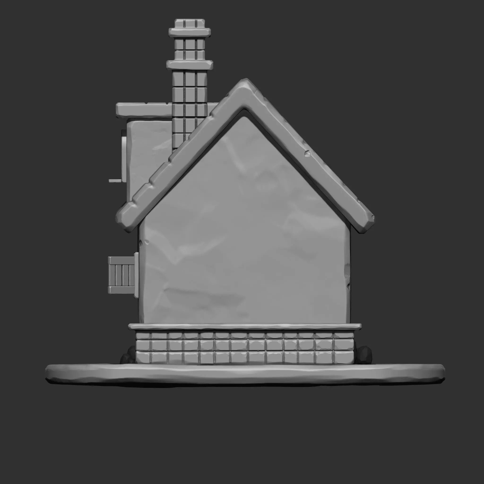 Stylized House IMM Brush Pack 5 in One 3D model_13