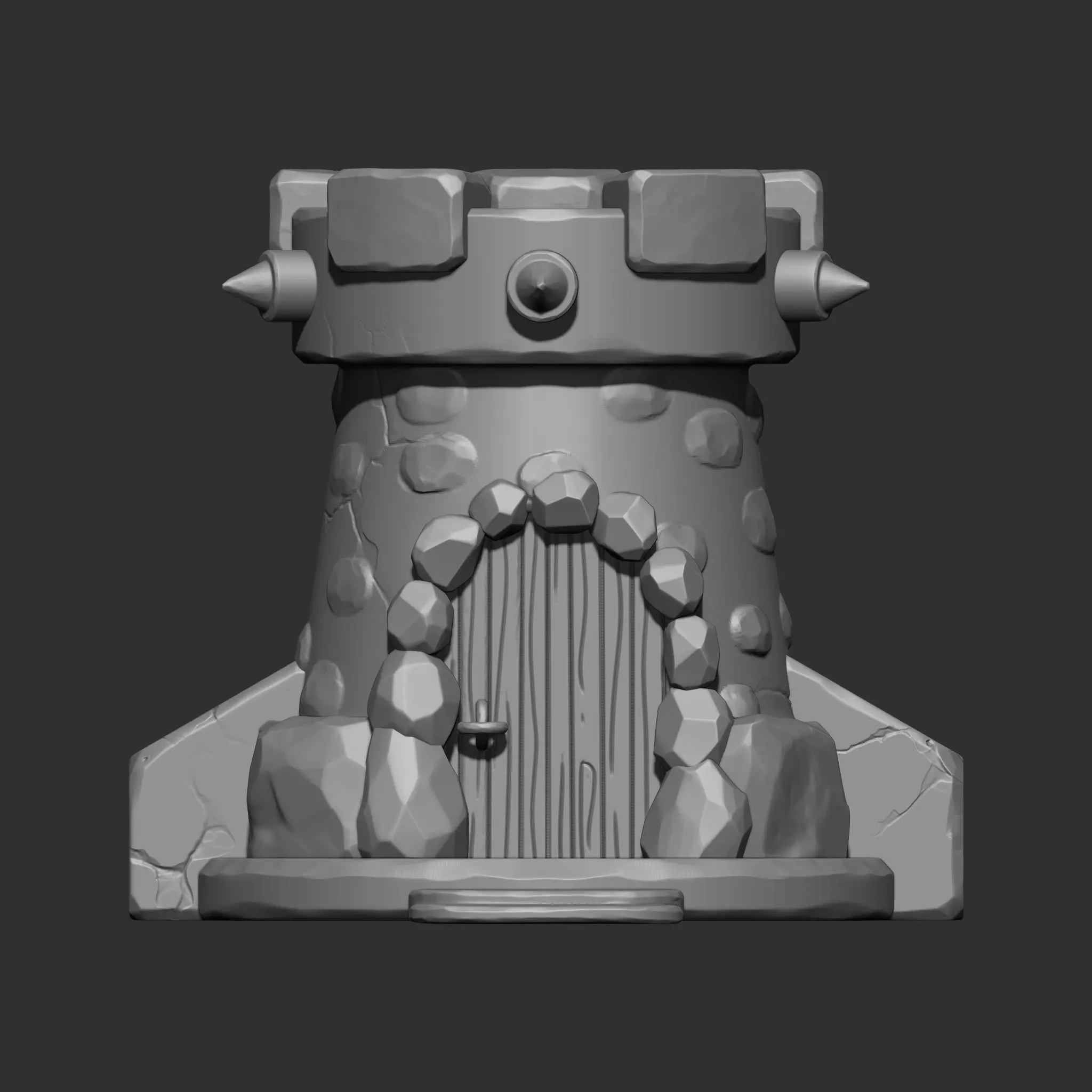 Stylized House IMM Brush Pack 5 in One 3D model_5