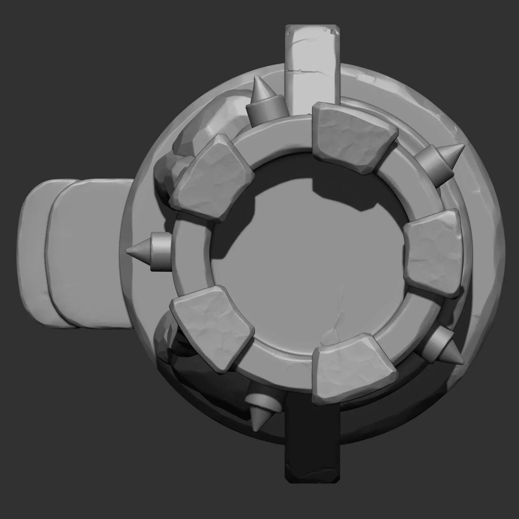 Stylized House IMM Brush Pack 5 in One 3D model_8