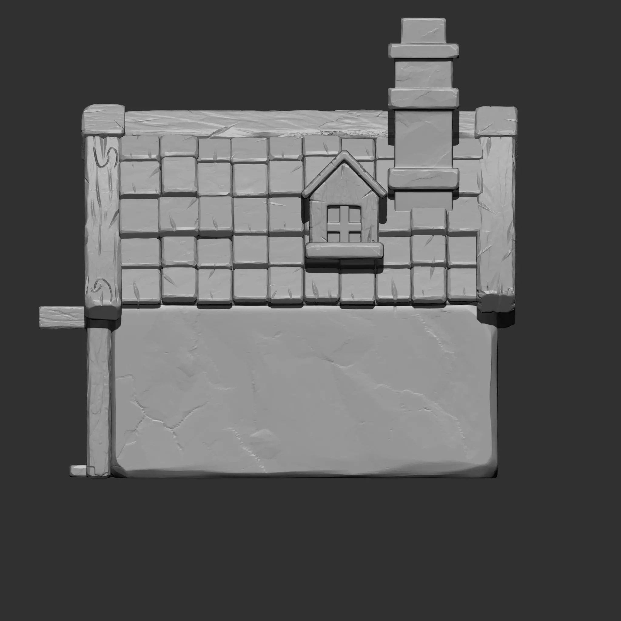 Stylized House IMM Brush Pack 5 in One 3D model_14