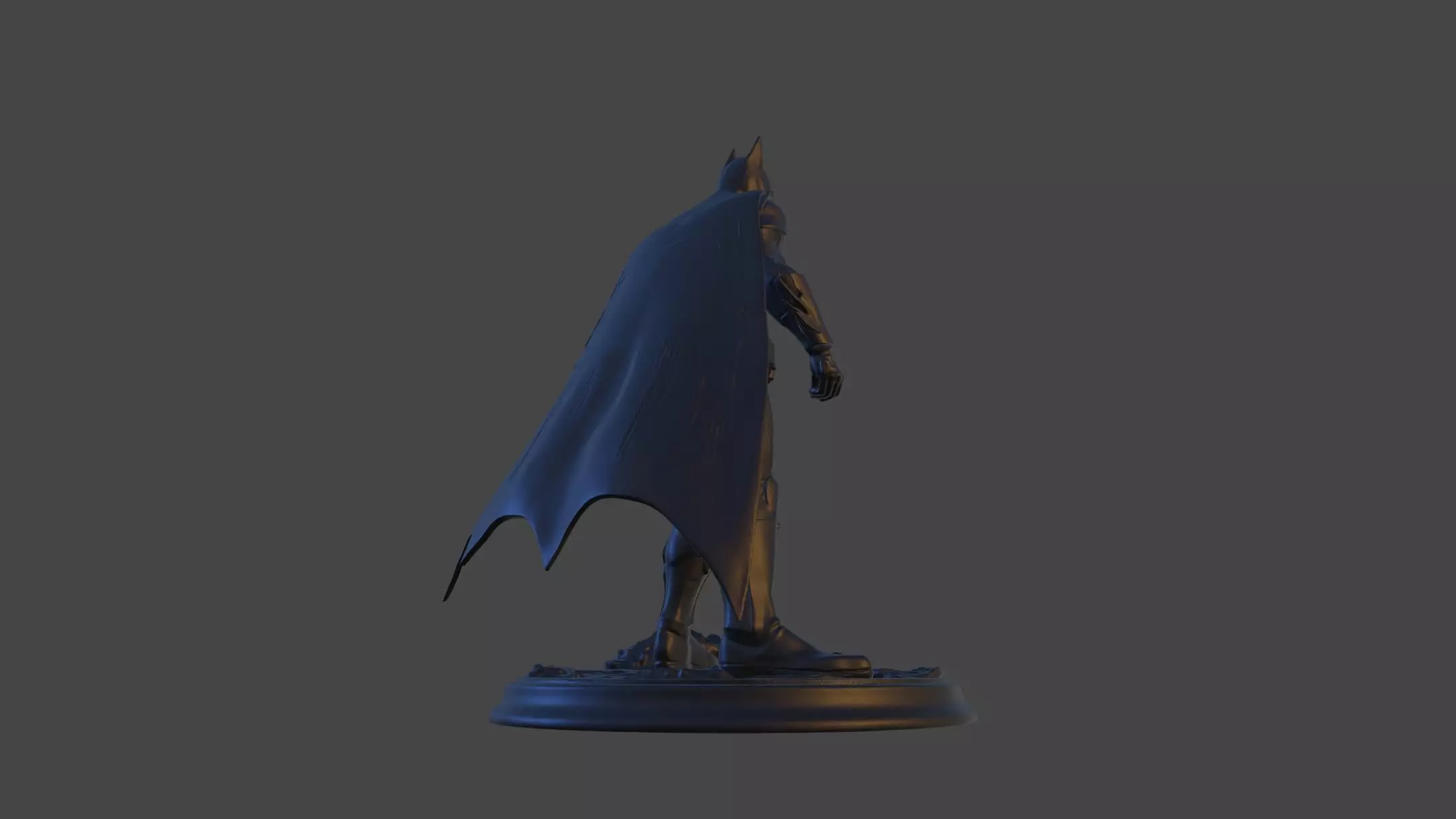 Dark Vigilante High-Poly 3D Print Figurine 3D print model_21