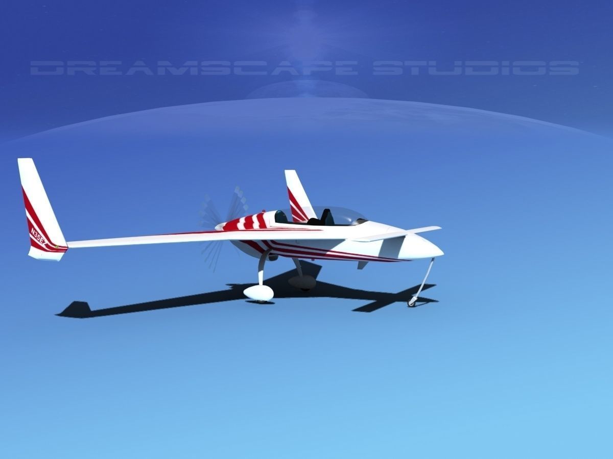 Rutan Long-EZ V06 3D model_4