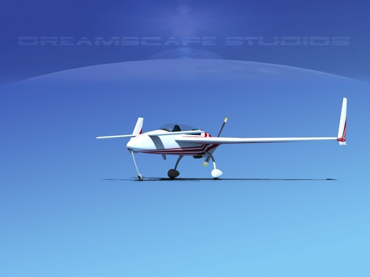 Rutan Long-EZ V06 3D model_1