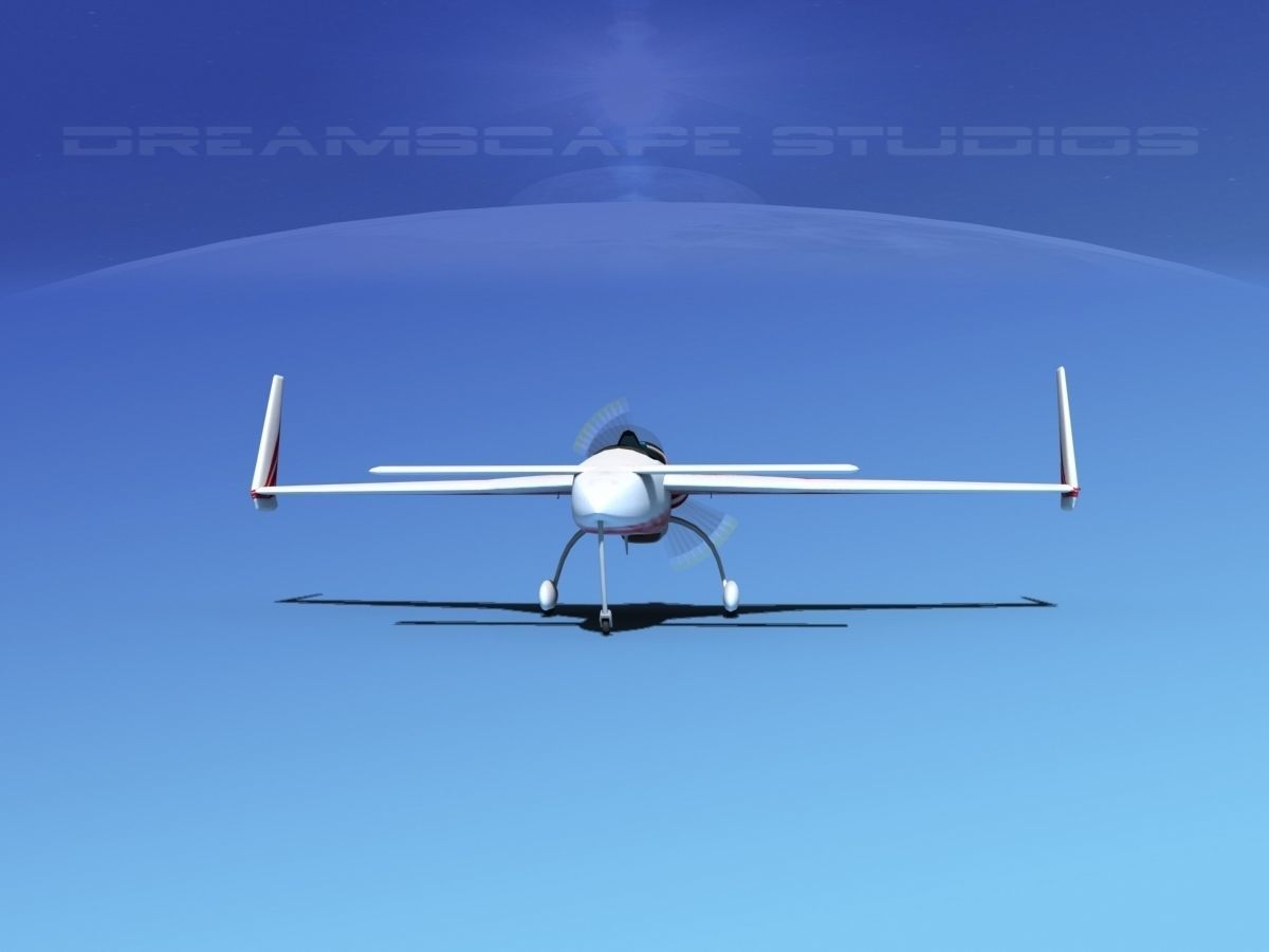 Rutan Long-EZ V06 3D model_2