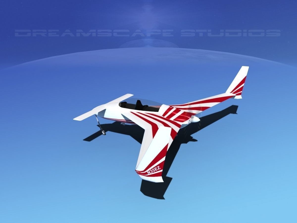 Rutan Long-EZ V06 3D model_9